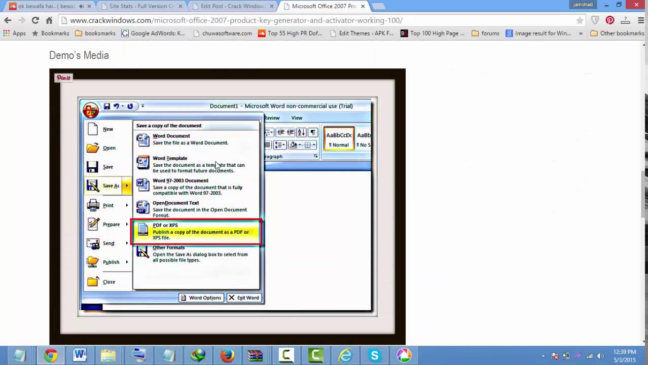 Microsoft Office System 2007 Product Key Generator